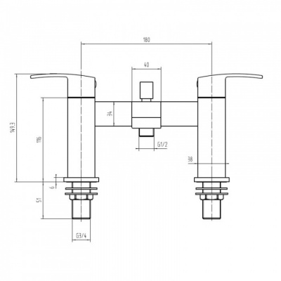 Destiny Bath Shower Mixer